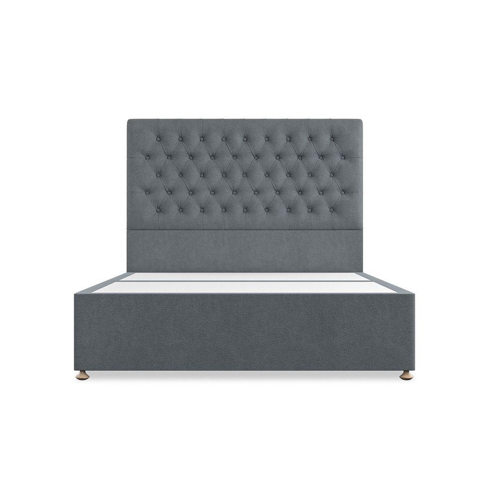 Wycombe King-Size Divan in Venice Fabric - Graphite 3