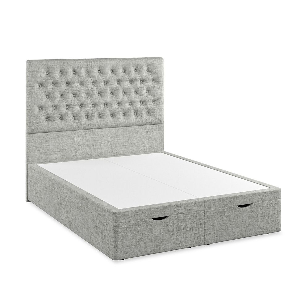 Wycombe King-Size Ottoman Storage Bed in Brooklyn Fabric - Fallow Grey 2