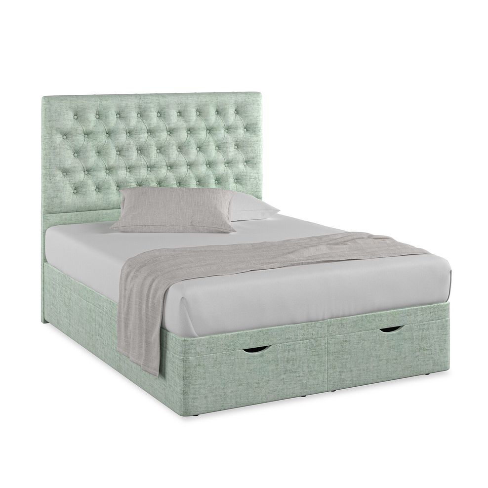 Wycombe King-Size Ottoman Storage Bed in Brooklyn Fabric - Glacier 1