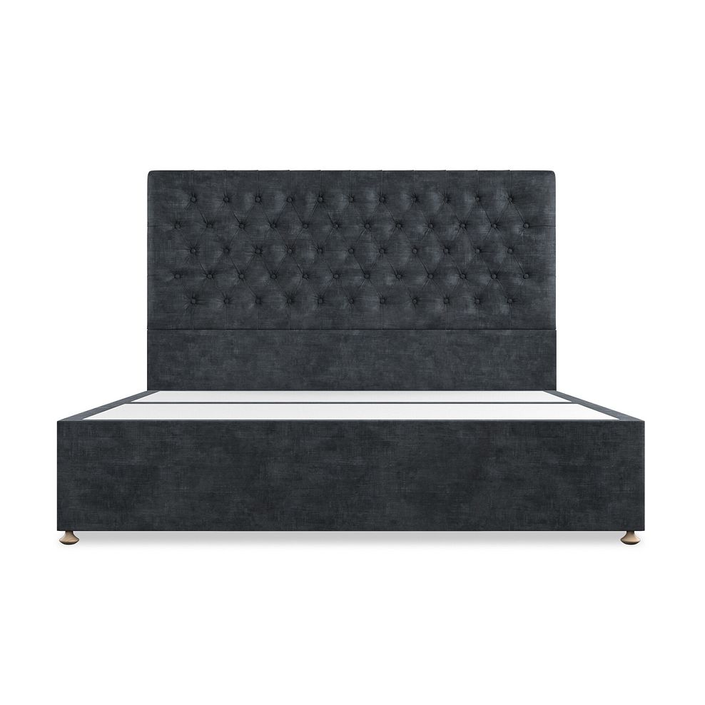 Wycombe Super King-Size 2 Drawer Divan in Heritage Velvet - Charcoal Thumbnail 3
