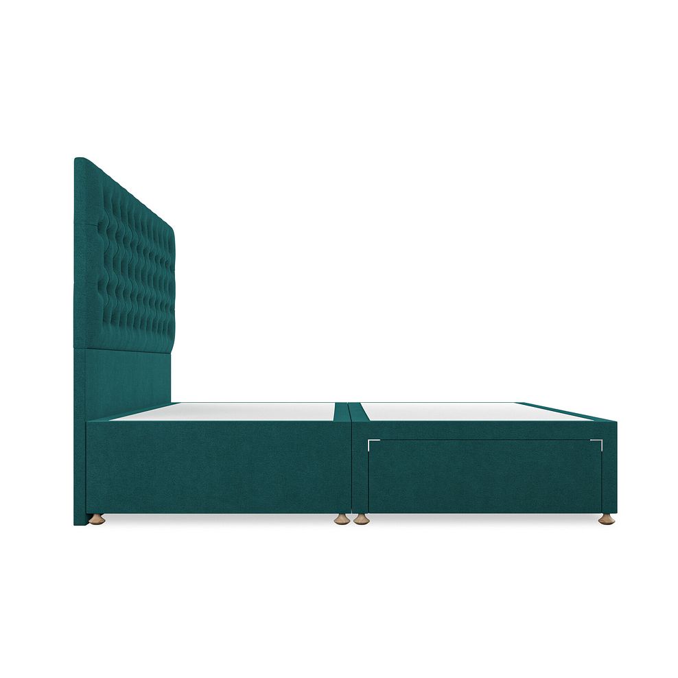Wycombe Super King-Size 2 Drawer Divan in Venice Fabric - Teal 4