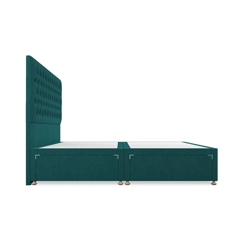 Wycombe Super King-Size 4 Drawer Divan in Venice Fabric - Teal 4