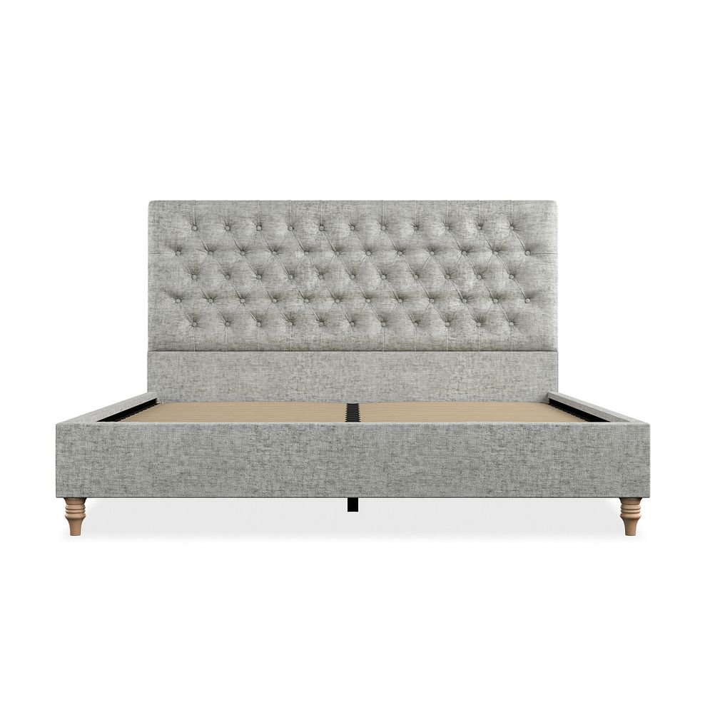 Wycombe Super King-Size Bed in Brooklyn Fabric - Fallow Grey 3