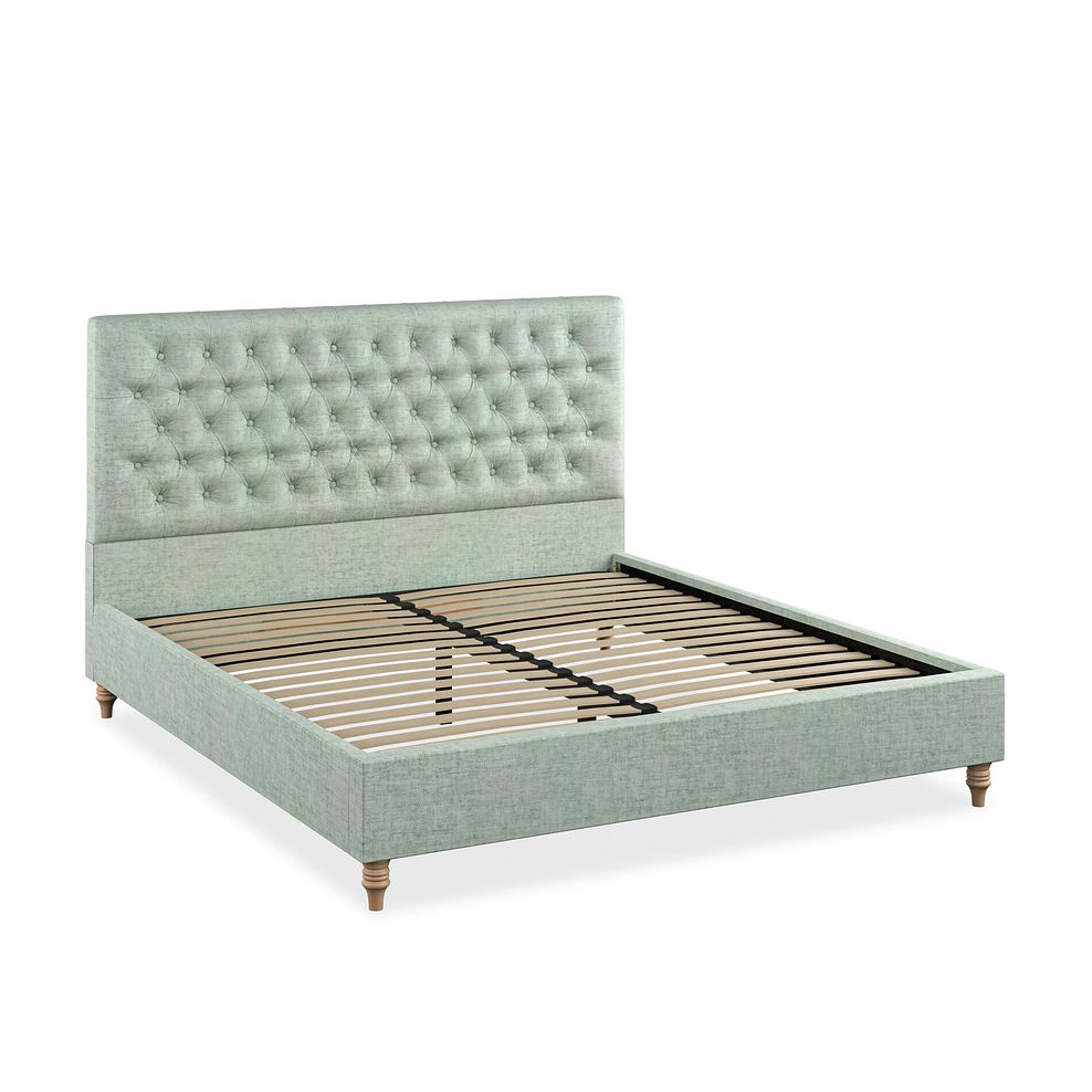 Wycombe Super King-Size Bed in Brooklyn Fabric - Glacier 2