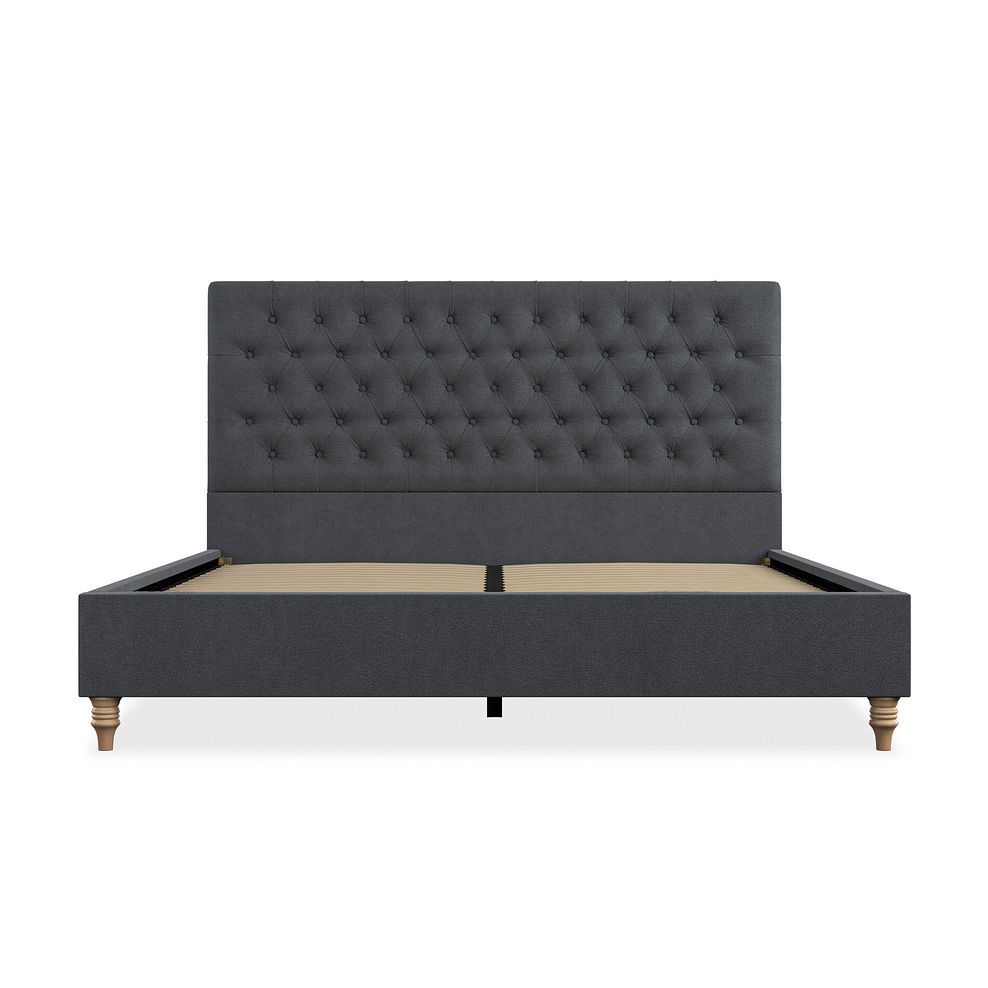 Wycombe Super King-Size Bed in Venice Fabric - Anthracite 3