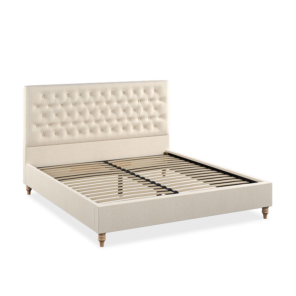 Wycombe Super King-Size Bed in Venice Fabric - Cream 2