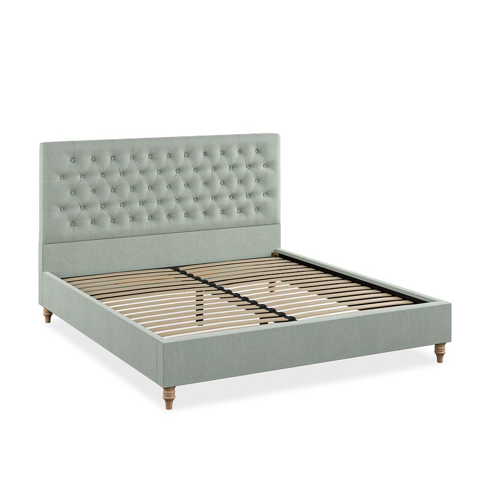 Wycombe Super King-Size Bed in Venice Fabric - Duck Egg 2