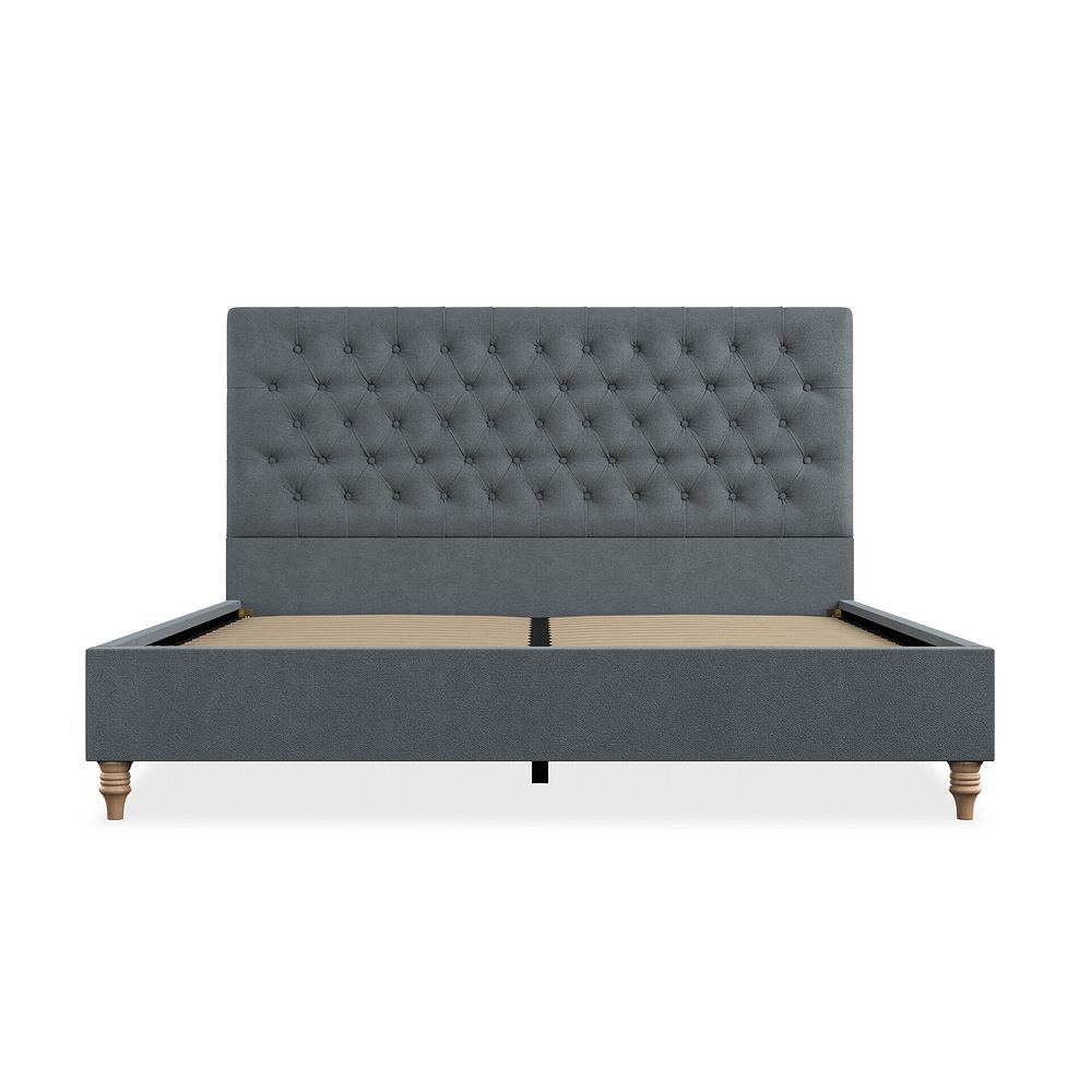Wycombe Super King-Size Bed in Venice Fabric - Graphite 3
