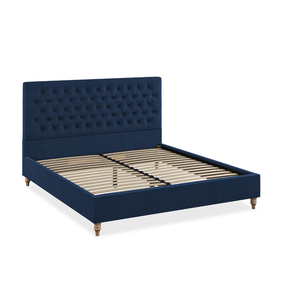 Wycombe Super King-Size Bed in Venice Fabric - Marine 2