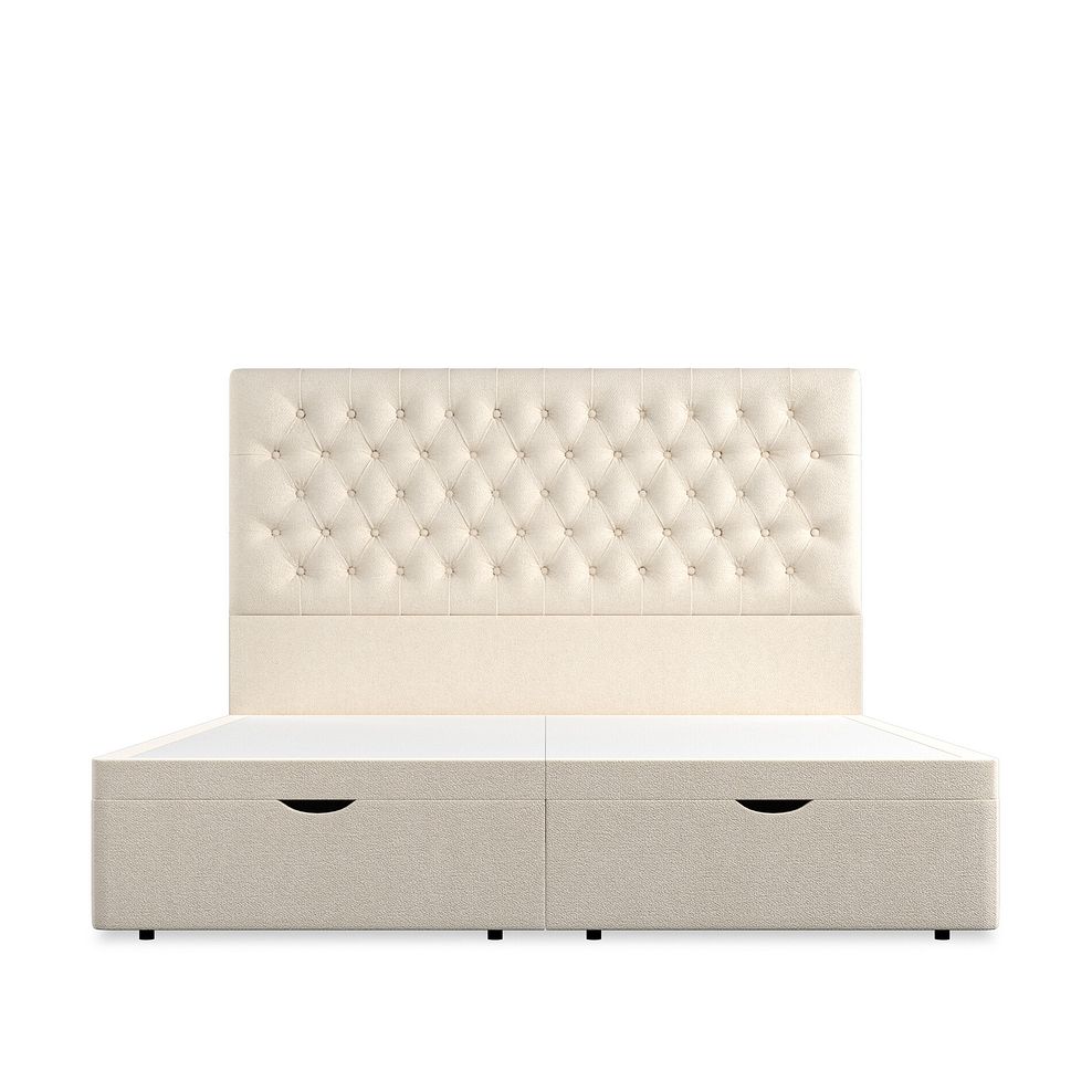 Wycombe Super King-Size Ottoman Storage Bed in Venice Fabric - Cream 3