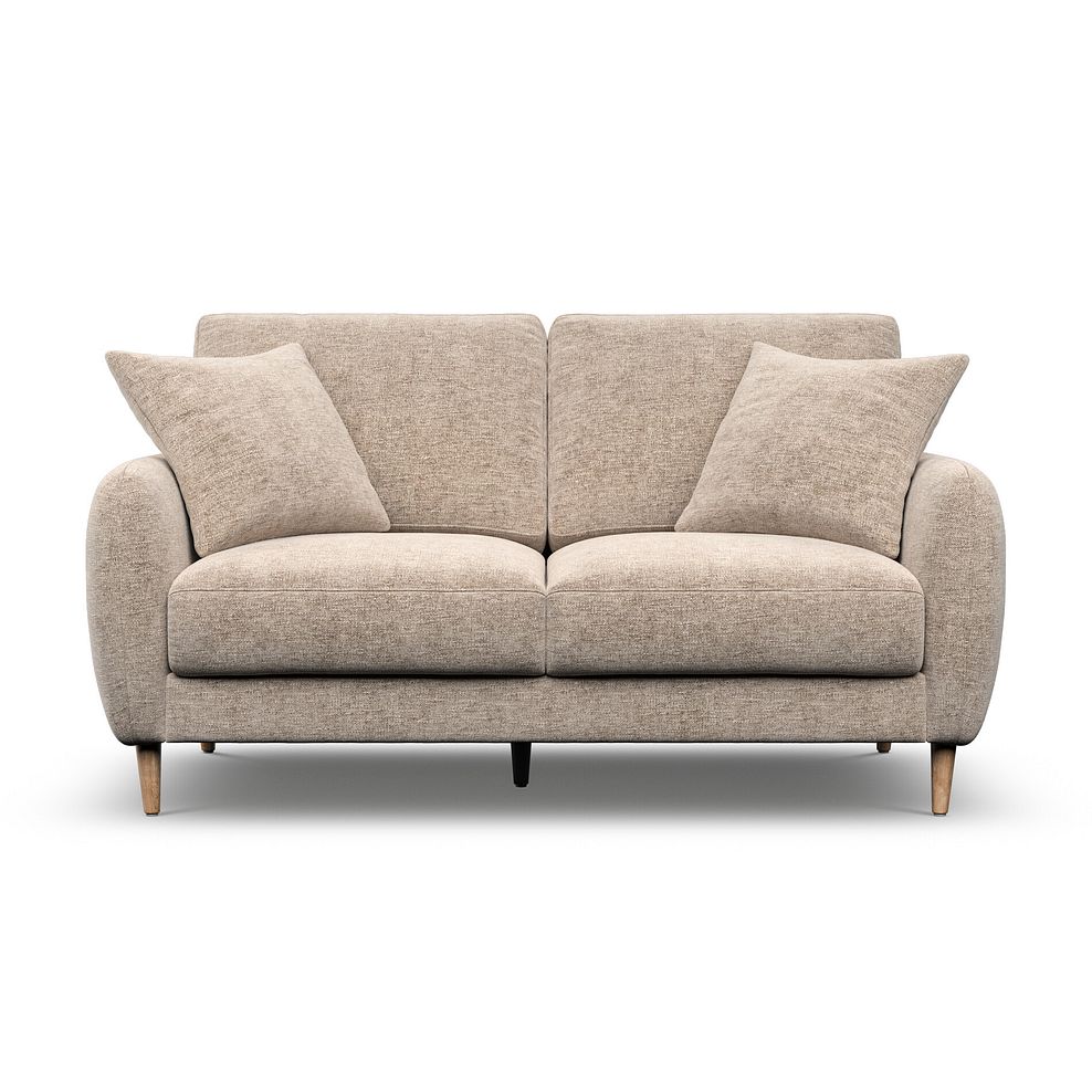 Zara 2 Seater Sofa in Arlan Abalone Fabric 2