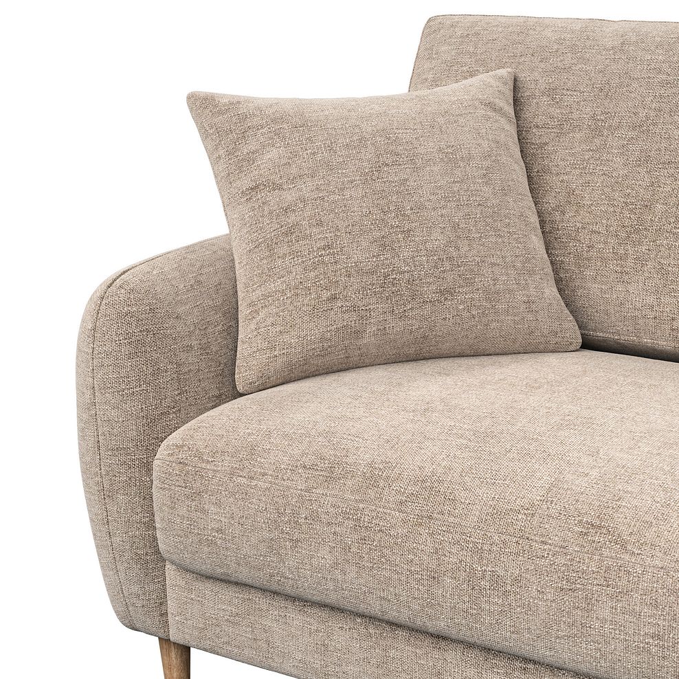 Zara 2 Seater Sofa in Arlan Abalone Fabric 7