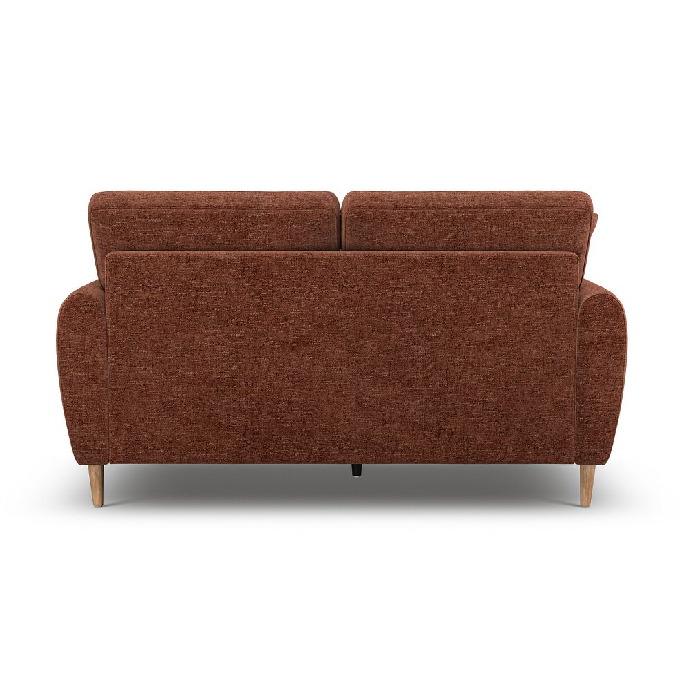 Zara 2 Seater Sofa in Arlan Copperwood Fabric 4