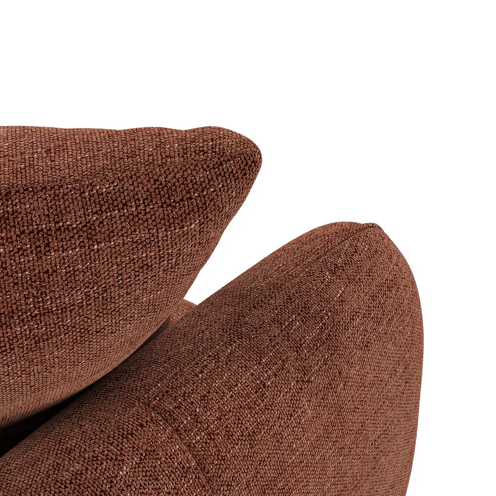 Zara 2 Seater Sofa in Arlan Copperwood Fabric 10