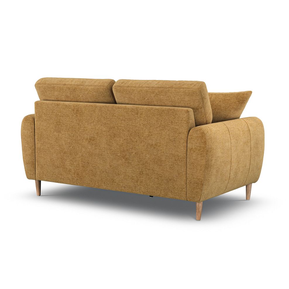 Zara 2 Seater Sofa in Arlan Honeycomb Fabric 3