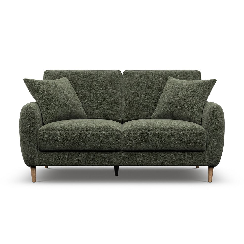 Zara 2 Seater Sofa in Arlan Mossy Fabric 2