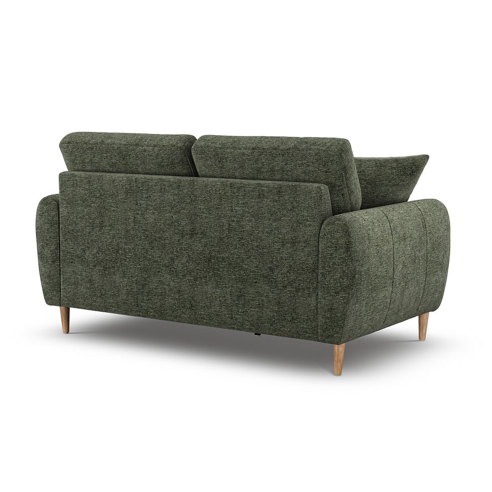 Zara 2 Seater Sofa in Arlan Mossy Fabric 3