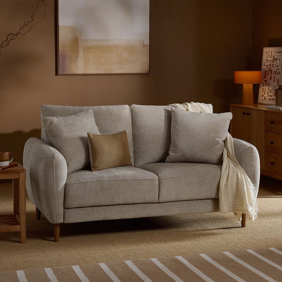 Zara 2 Seater Sofa in Arlan Noble Fabric 1