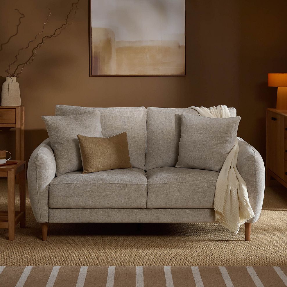 Zara 2 Seater Sofa in Arlan Noble Fabric 2