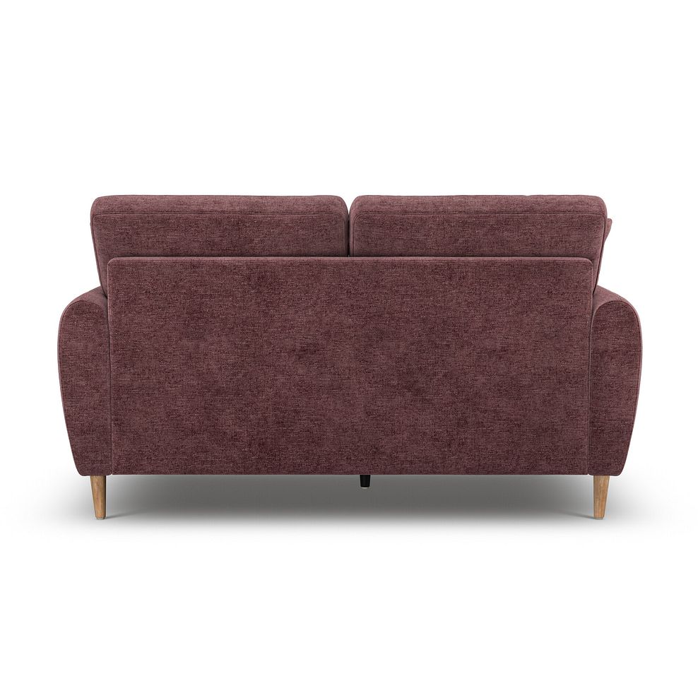 Zara 2 Seater Sofa in Arlan Rosewood Fabric 4