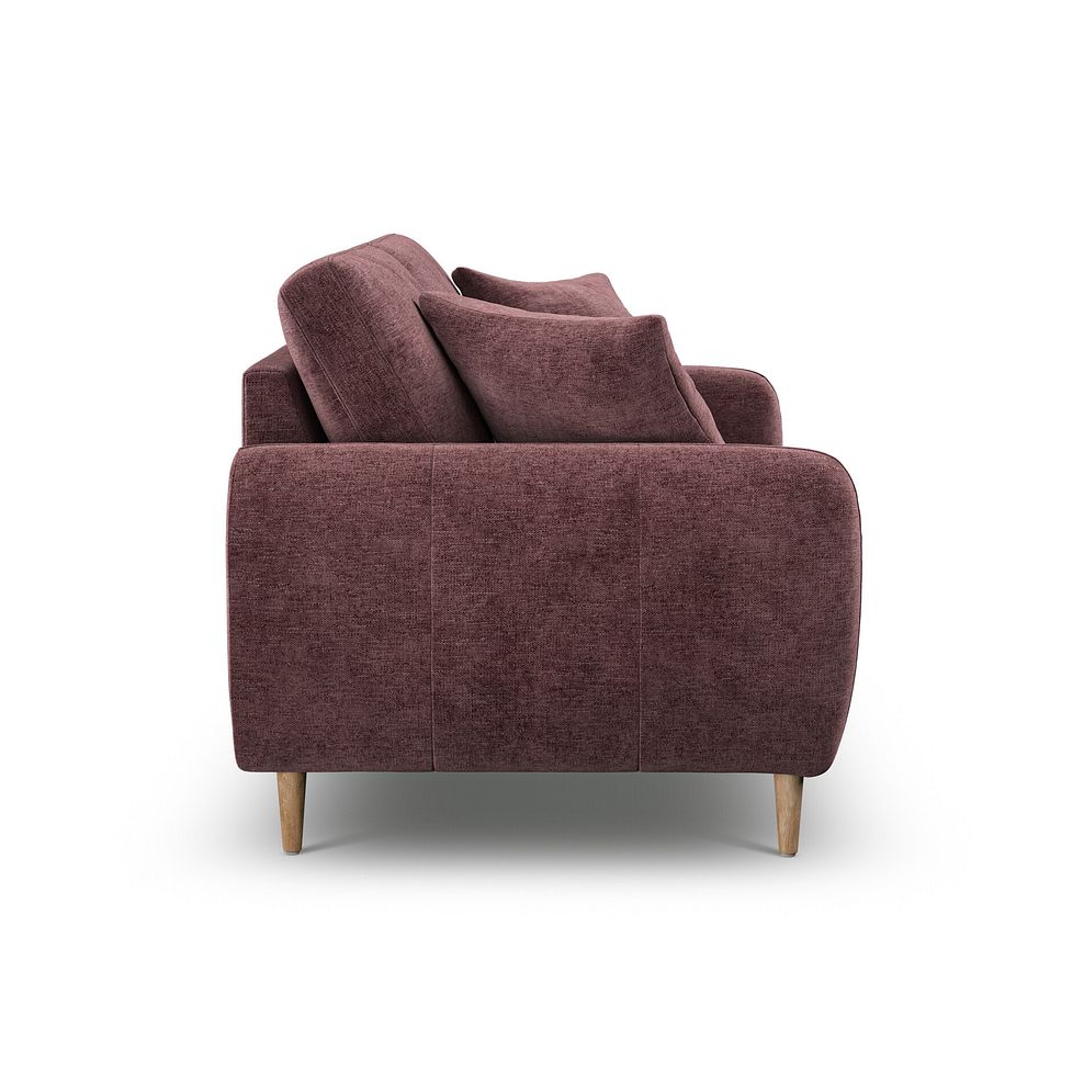 Zara 2 Seater Sofa in Arlan Rosewood Fabric 5
