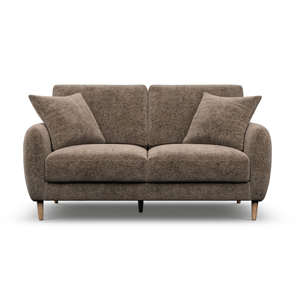 Zara 2 Seater Sofa in Arlan Smokestone Fabric 2