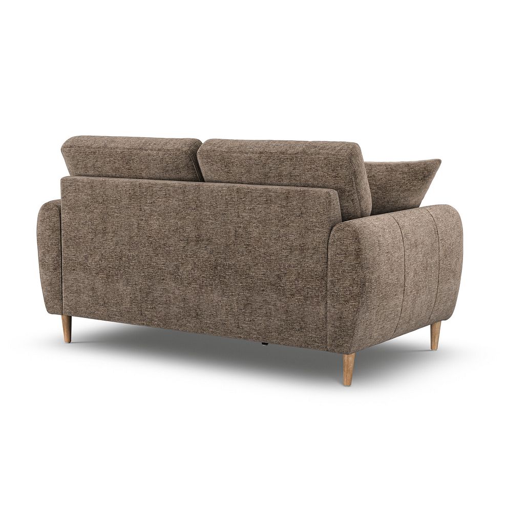 Zara 2 Seater Sofa in Arlan Smokestone Fabric 3