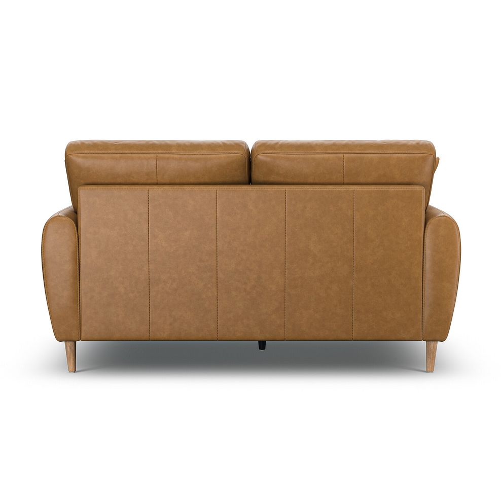 Zara 2 Seater Sofa in Brown Leather 4