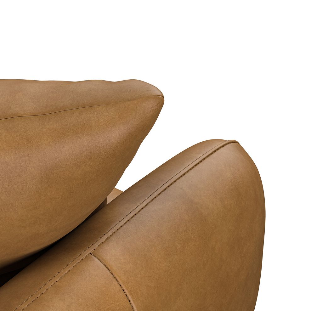 Zara 2 Seater Sofa in Brown Leather 10