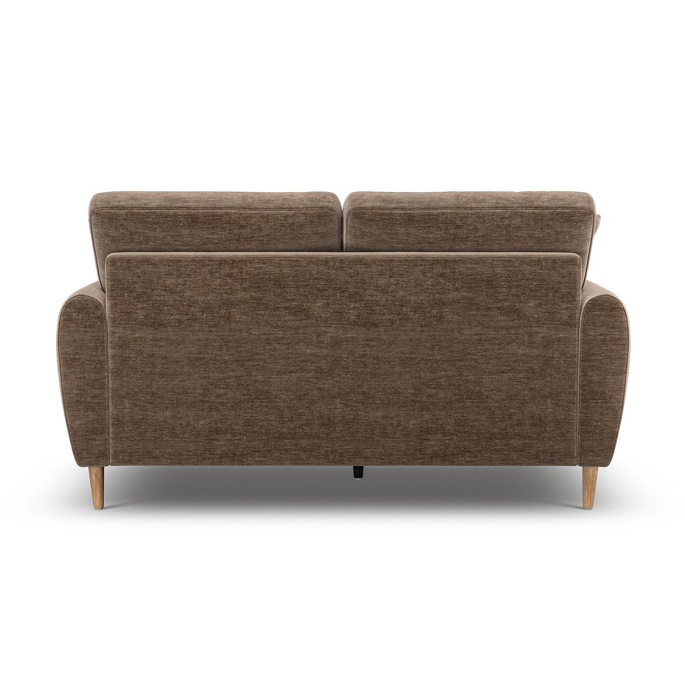 Zara 2 Seater Sofa in Canna Cocoa Fabric 4