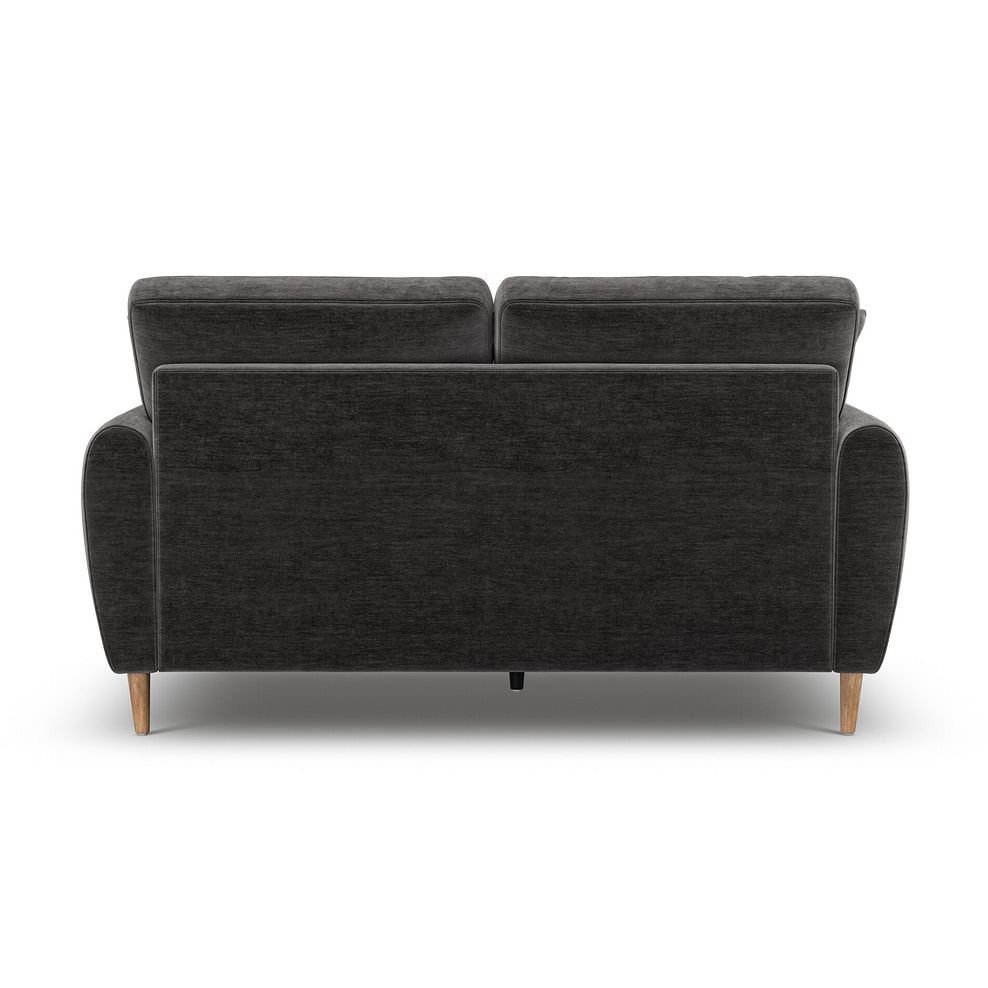 Zara 2 Seater Sofa in Canna Dark Grey Fabric 4