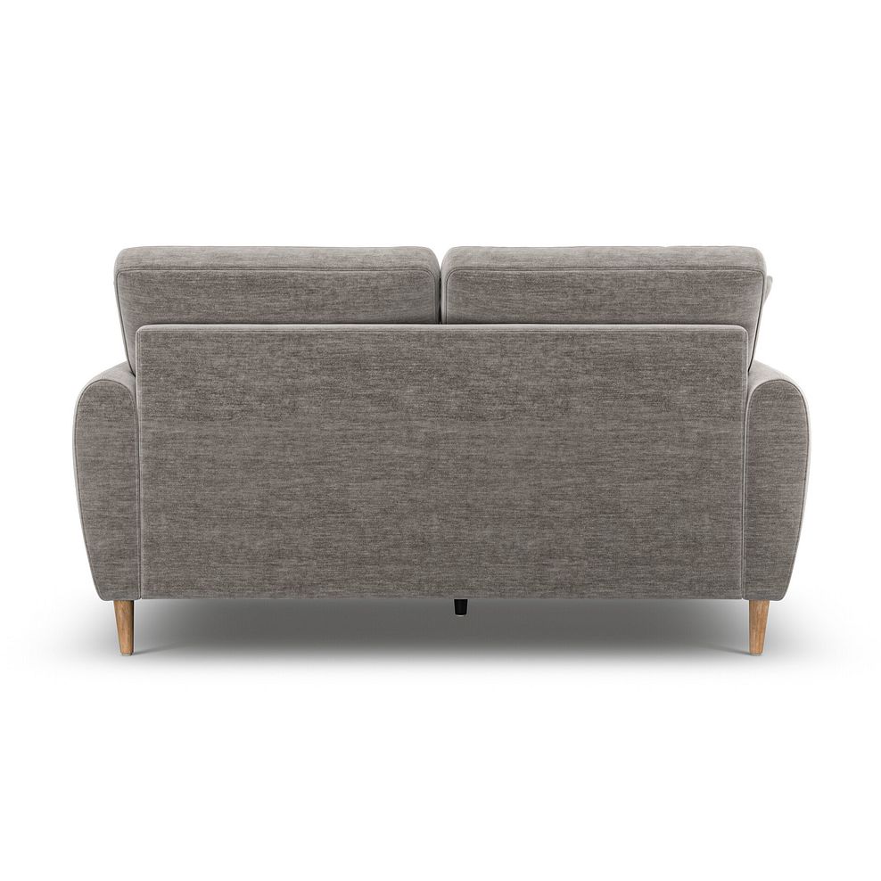 Zara 2 Seater Sofa in Canna Grey Fabric 4