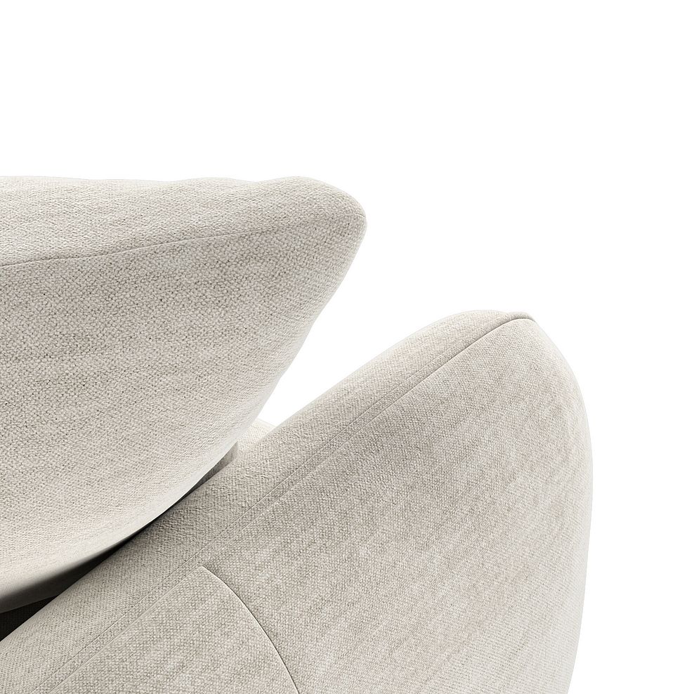 Zara 2 Seater Sofa in Canna Light Grey Fabric 10