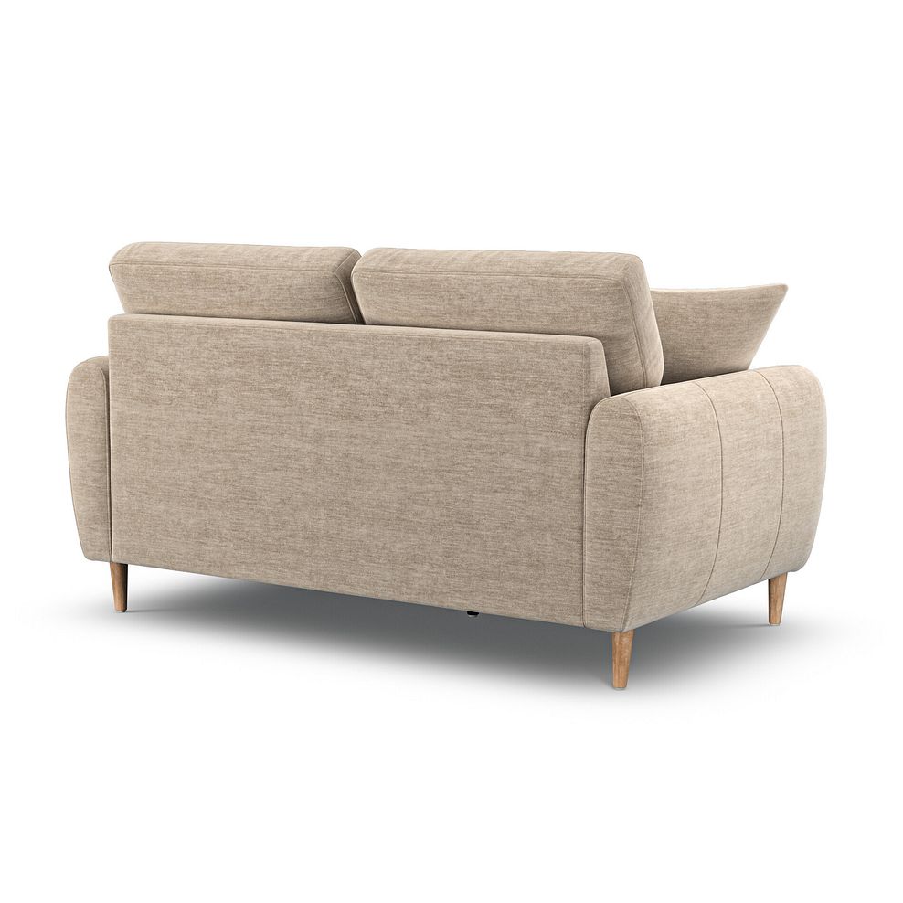 Zara 2 Seater Sofa in Canna Sand Fabric 3