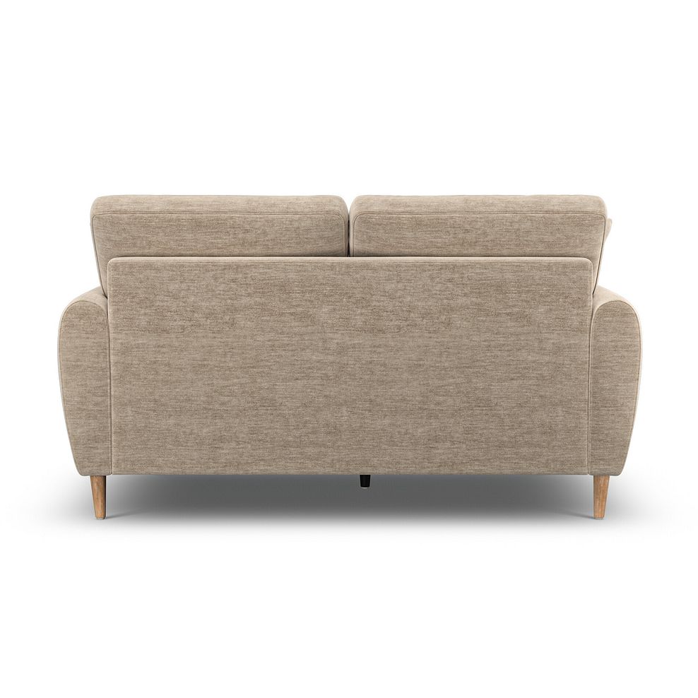 Zara 2 Seater Sofa in Canna Sand Fabric 4
