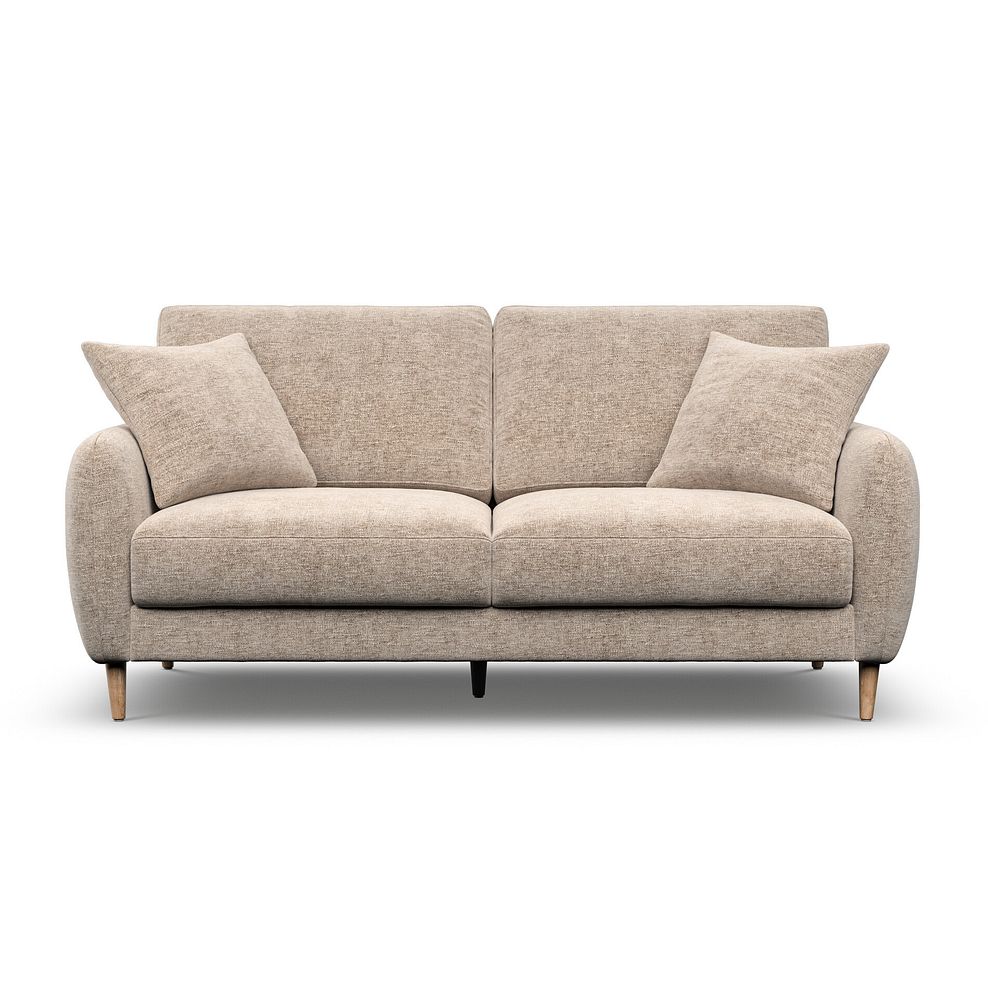 Zara 3 Seater Sofa in Arlan Abalone Fabric 2