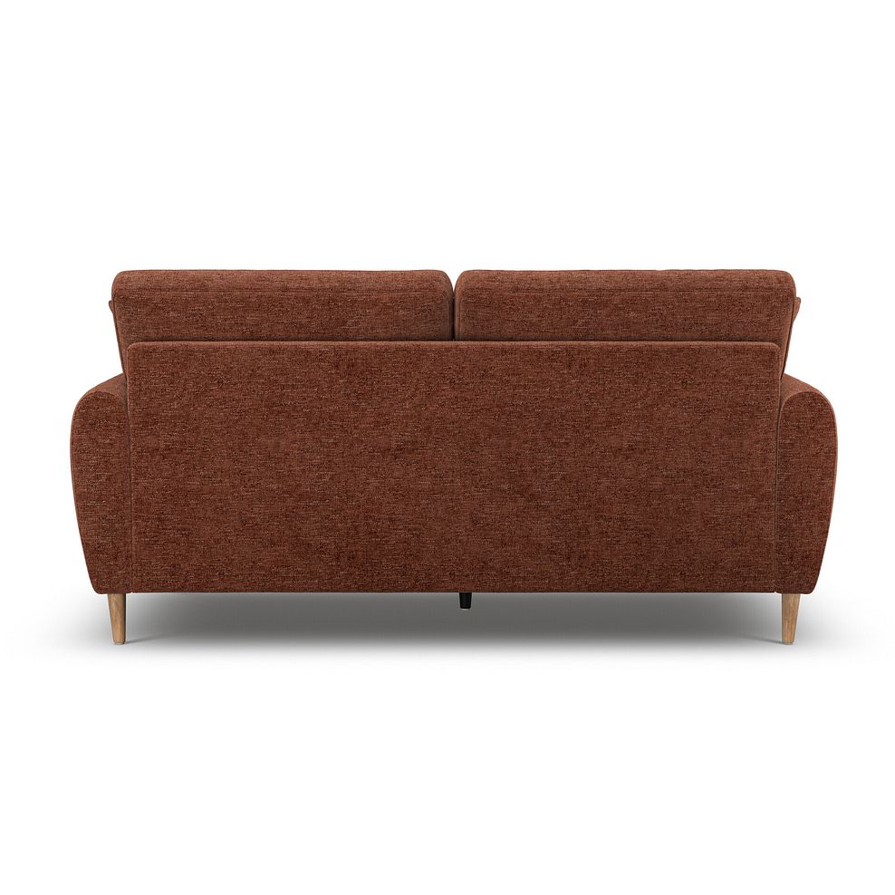 Zara 3 Seater Sofa in Arlan Copperwood  Fabric 5