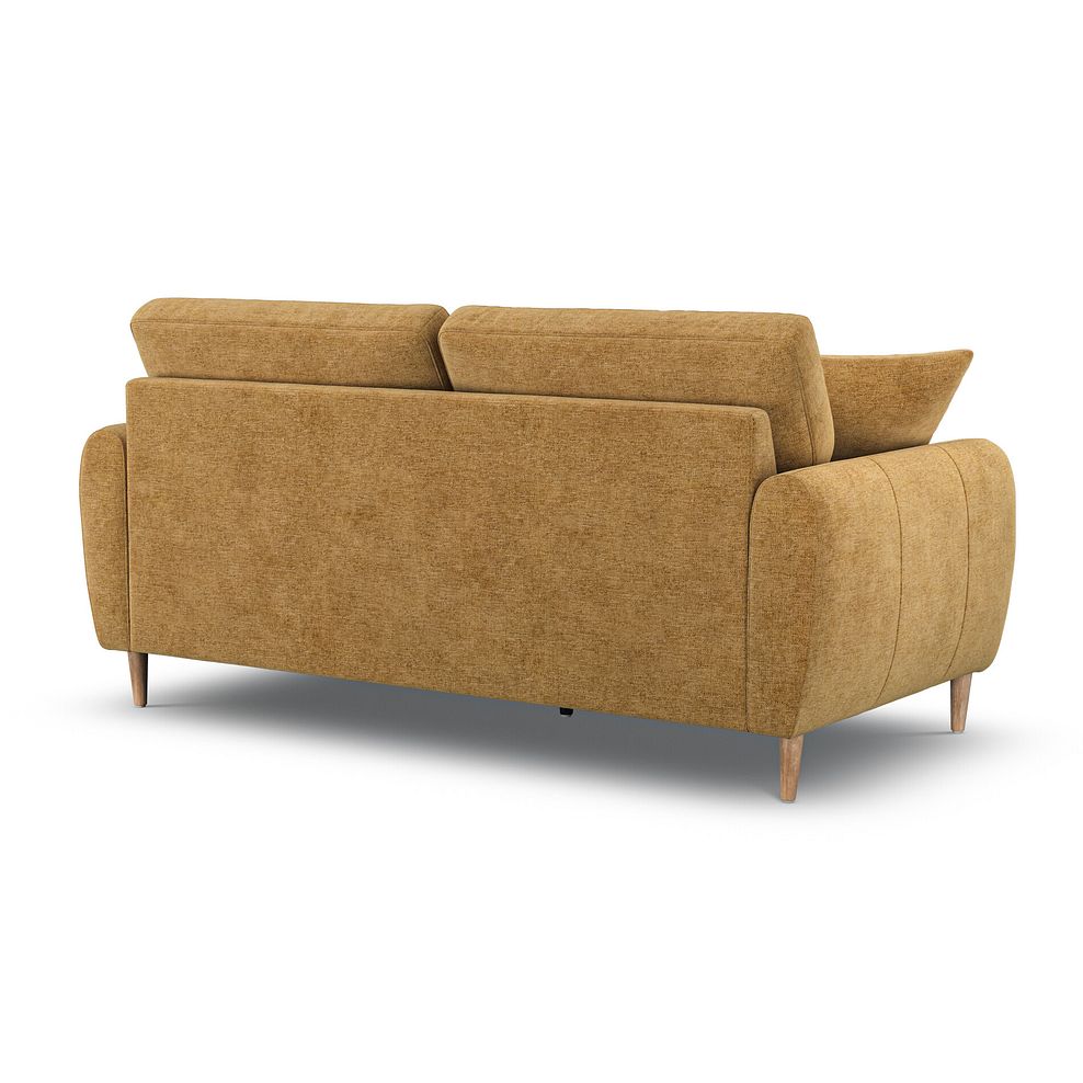 Zara 3 Seater Sofa in Arlan Honeycomb Fabric 3