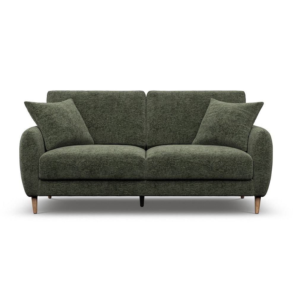 Zara 3 Seater Sofa in Arlan Mossy Fabric 2