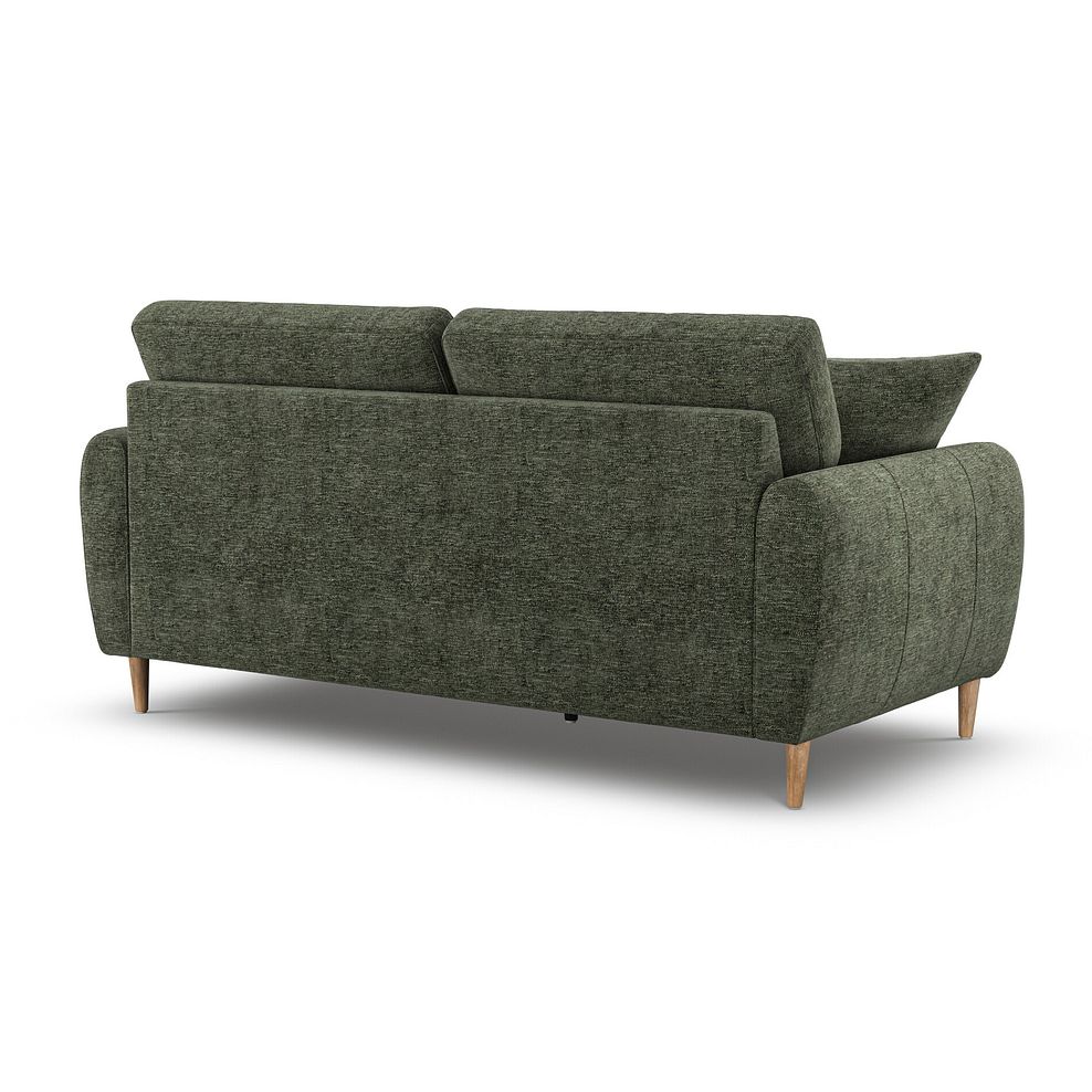 Zara 3 Seater Sofa in Arlan Mossy Fabric 3