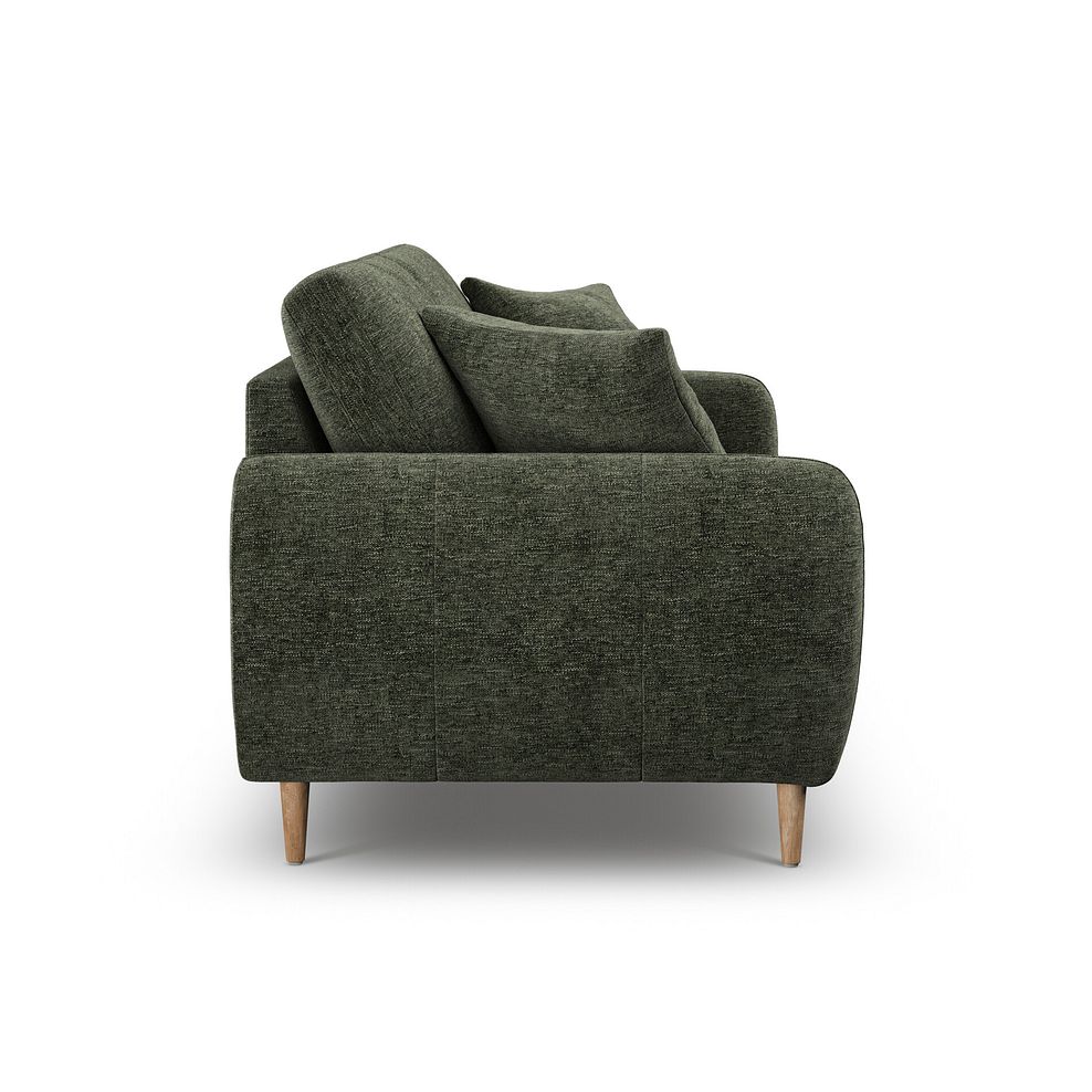 Zara 3 Seater Sofa in Arlan Mossy Fabric 5