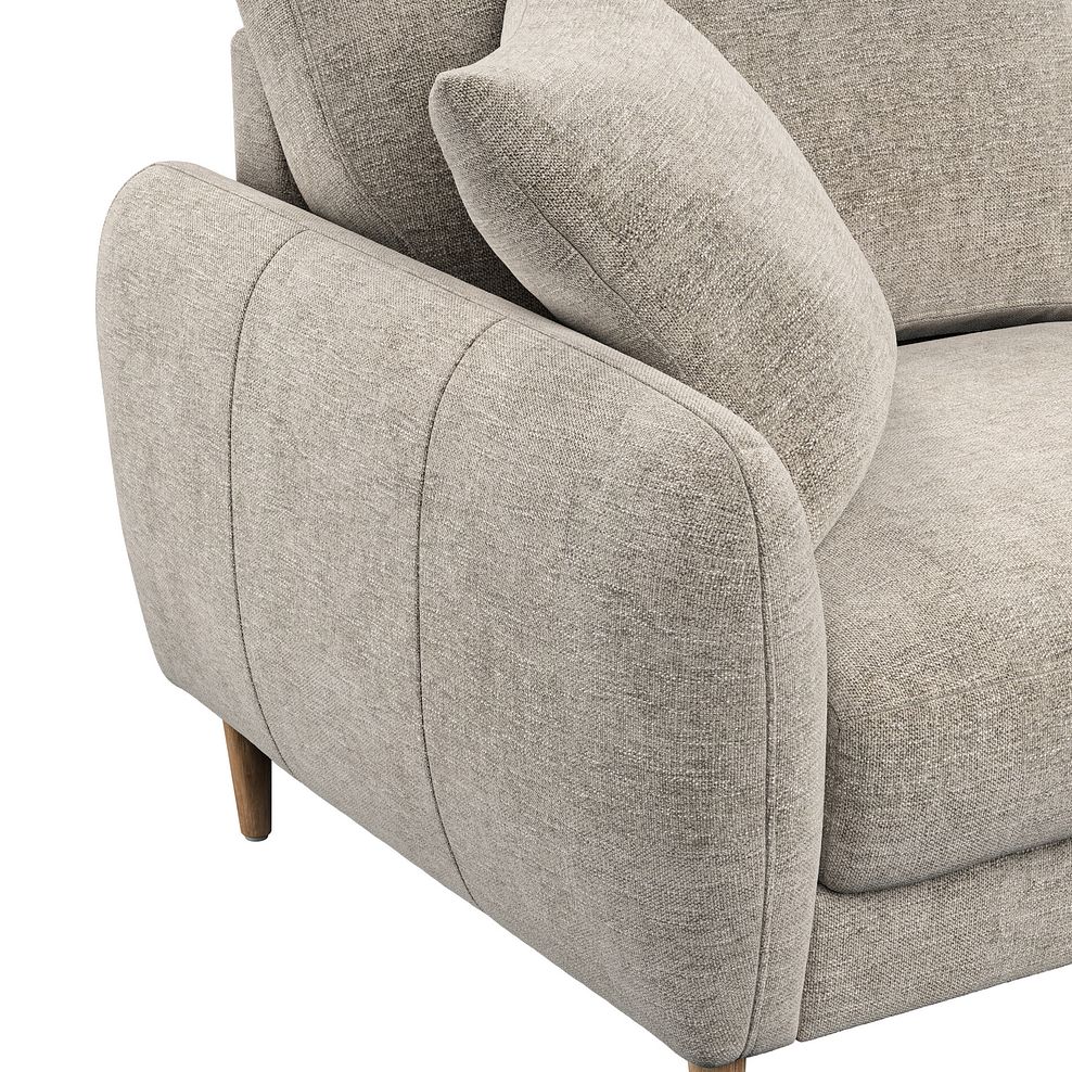 Zara 3 Seater Sofa in Arlan Noble Fabric 6