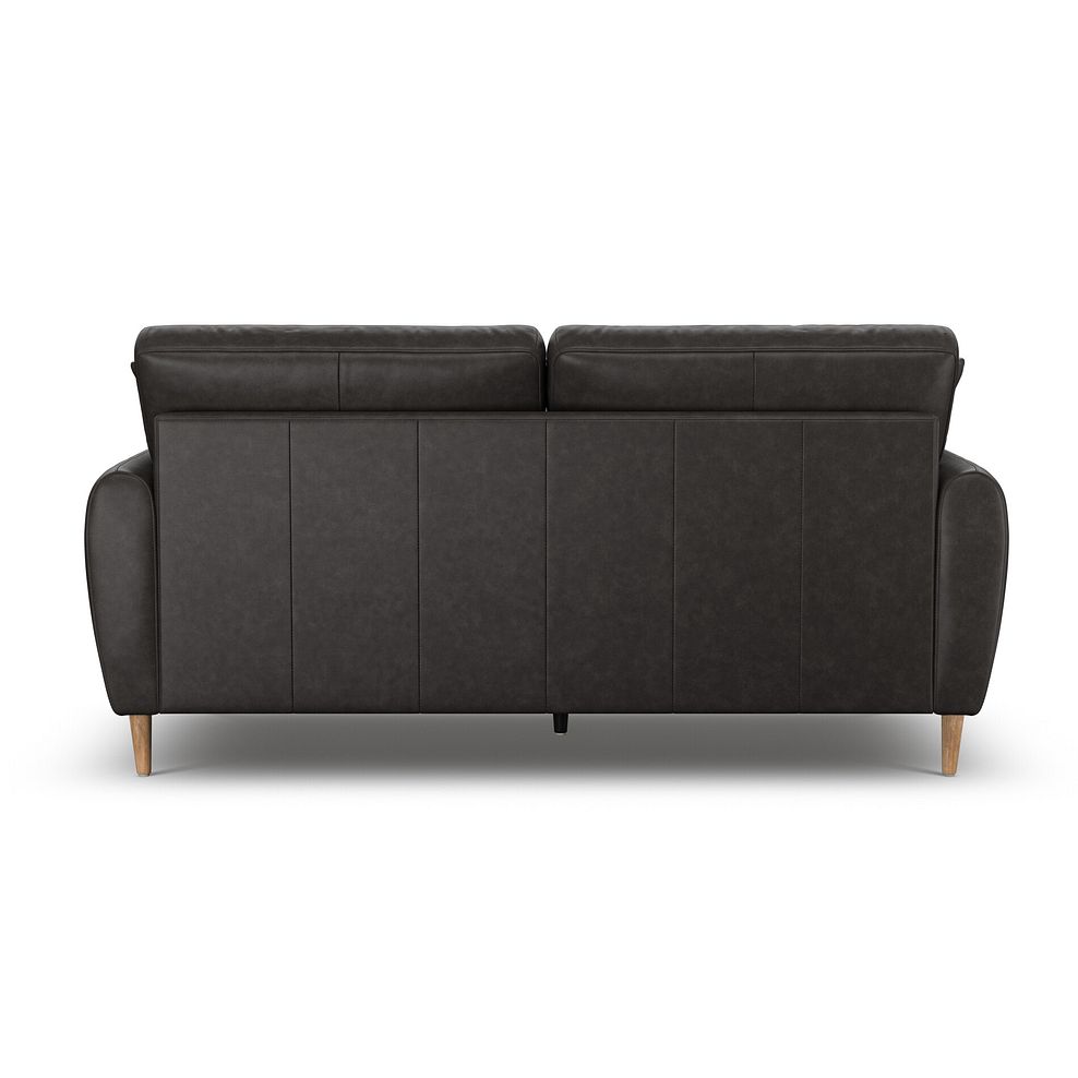 Zara 3 Seater Sofa in Ash Leather 4