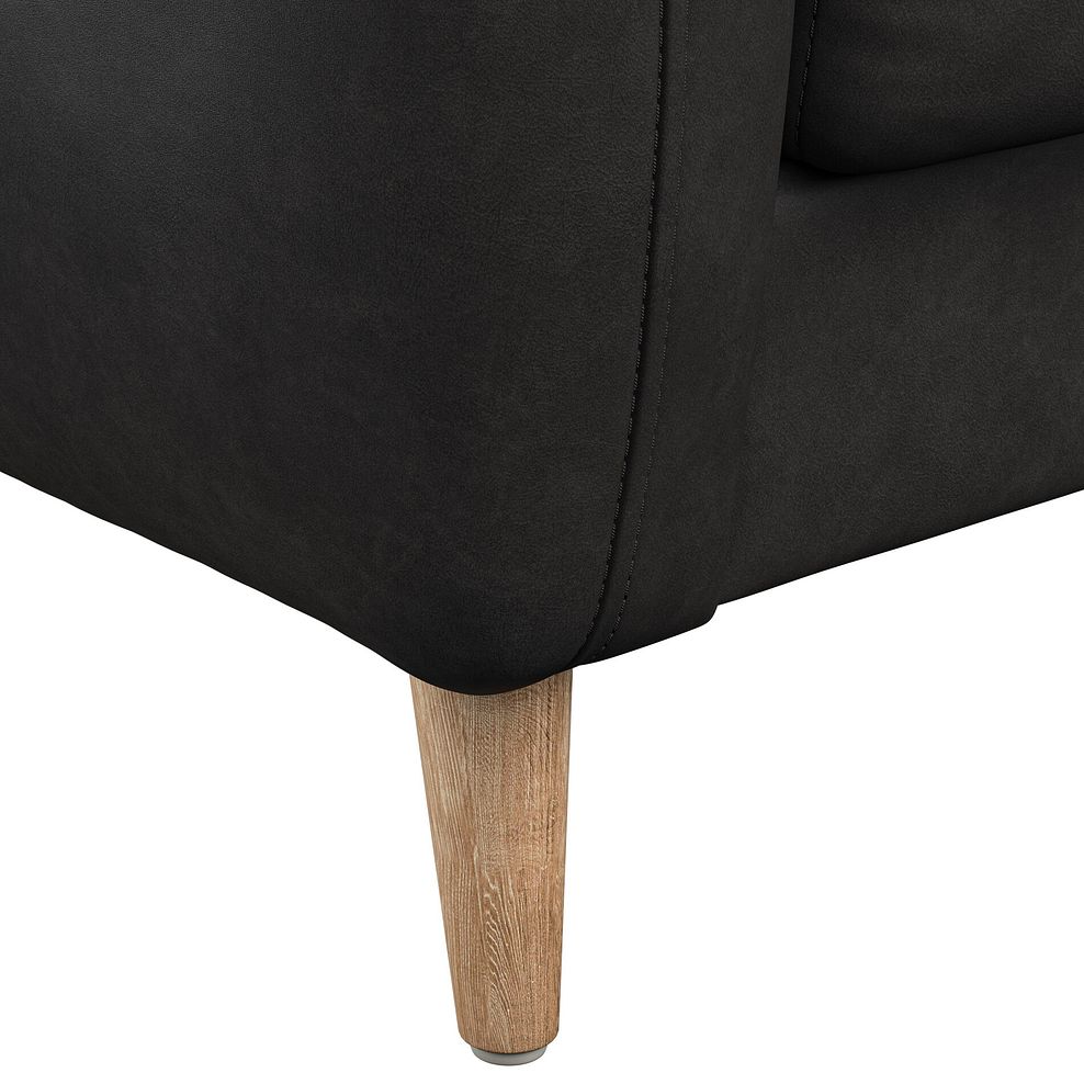 Zara 3 Seater Sofa in Ash Leather 8