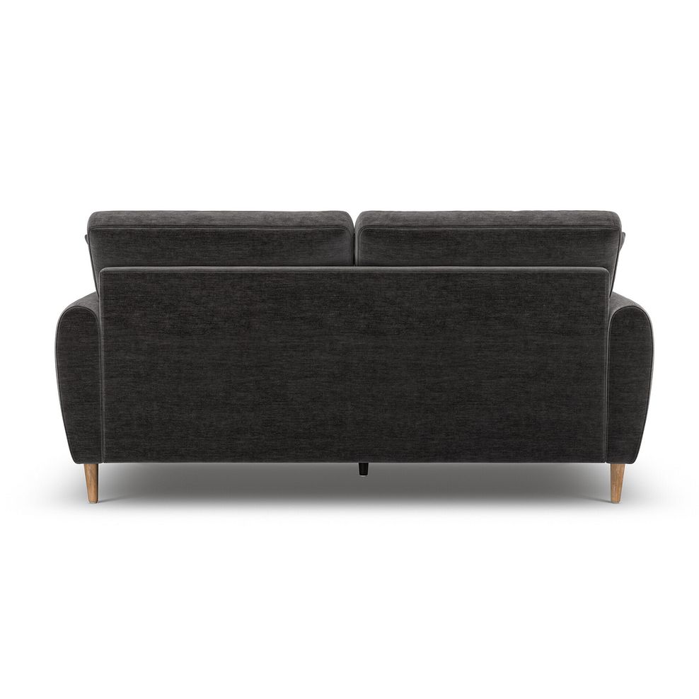 Zara 3 Seater Sofa in Canna Dark Grey Fabric 4