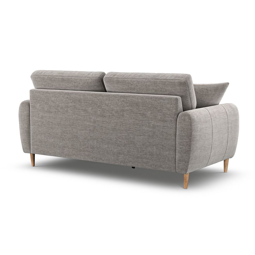 Zara 3 Seater Sofa in Canna Grey Fabric 3