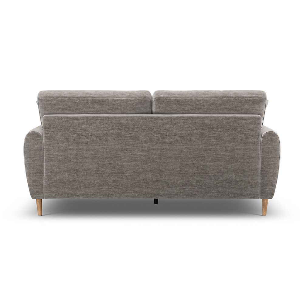 Zara 3 Seater Sofa in Canna Grey Fabric 4