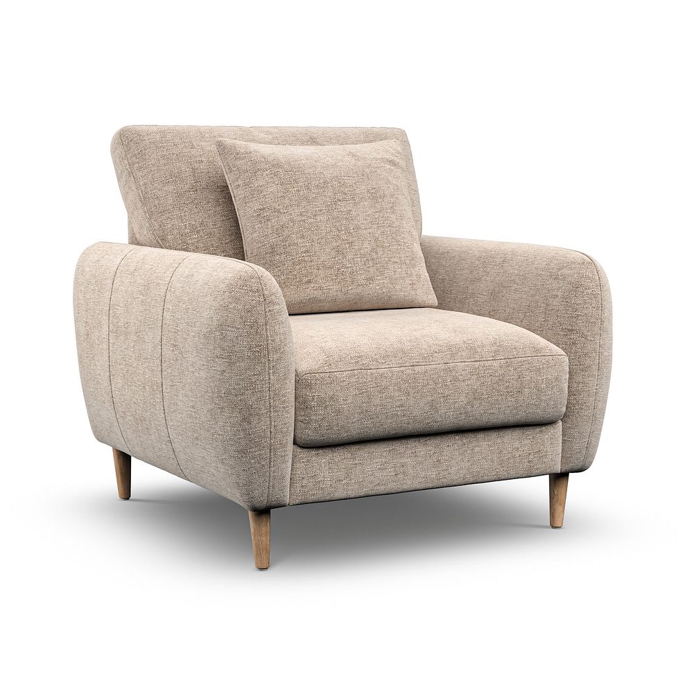 Zara Armchair in Arlan Abalone Fabric 1
