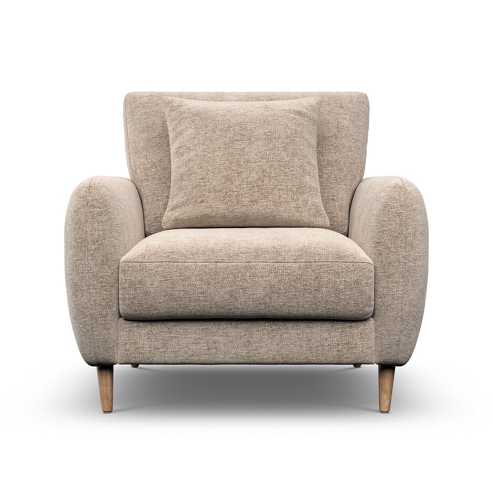Zara Armchair in Arlan Abalone Fabric 2
