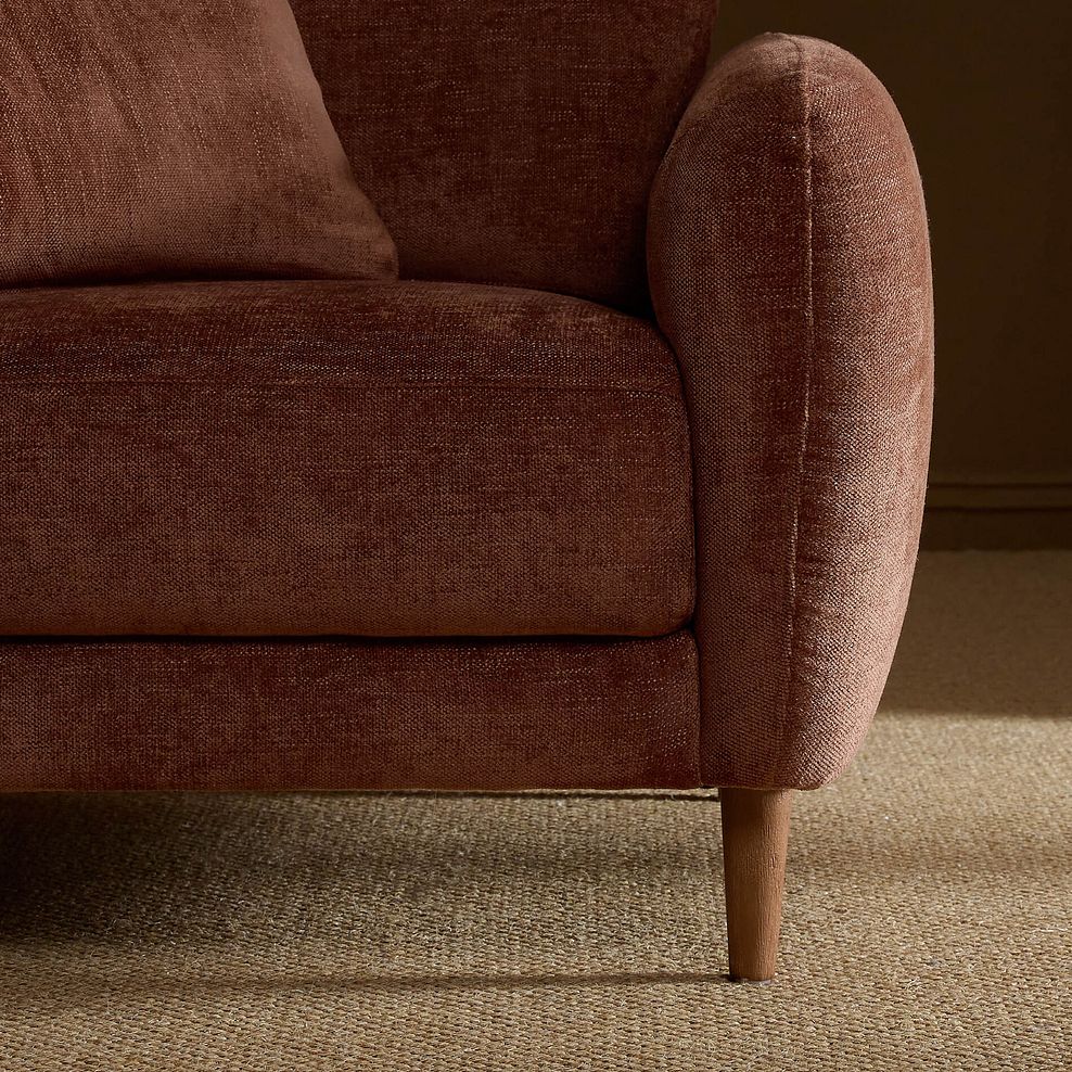 Zara Armchair in Arlan Copperwood Fabric 4